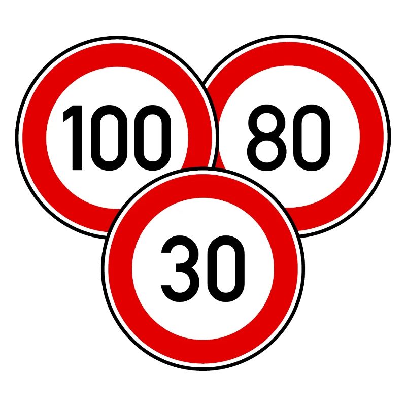Tempolimit 100 - 80 - 30