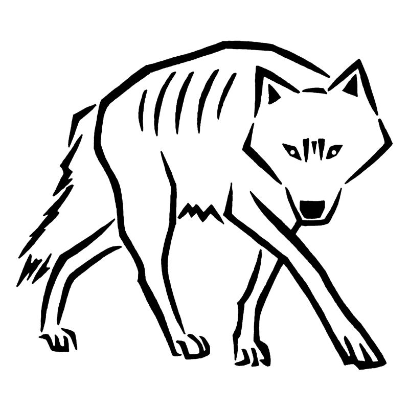 Wolfsschritte (Schwarz)