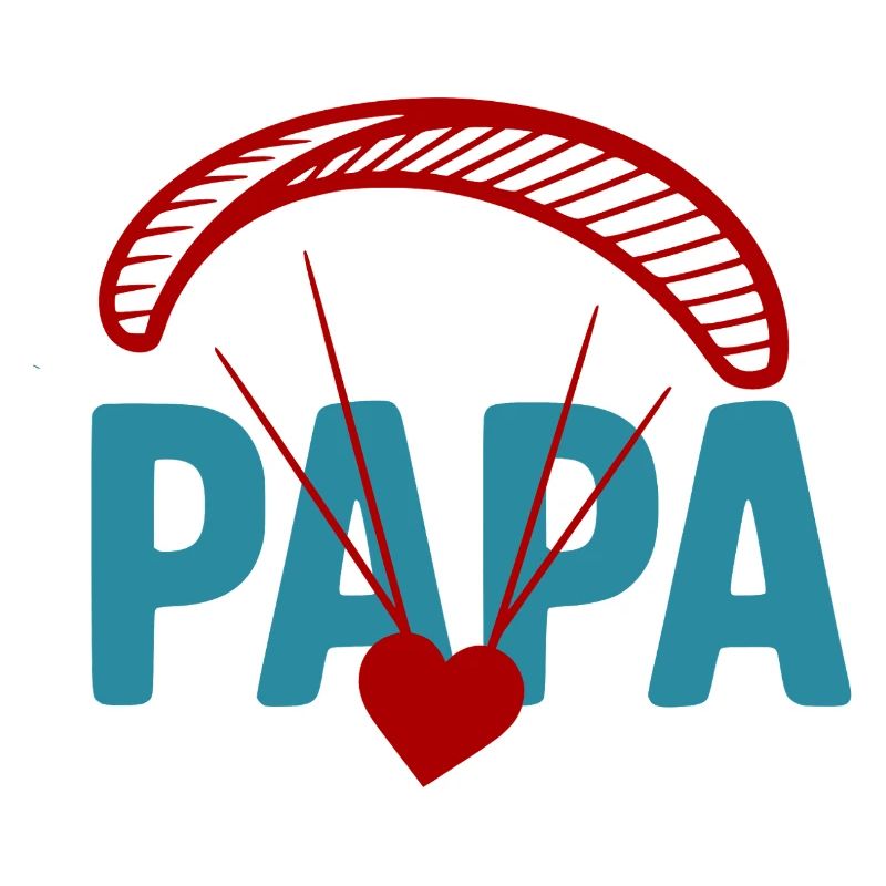 Papa Paragliding Herz