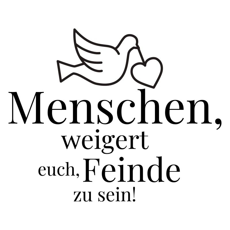 Peuple, refusez d’être ennemis !