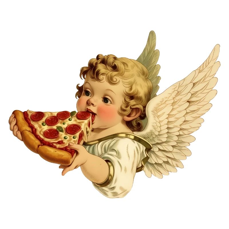 Pizza Cherub – Engelchen mit Pepperoni