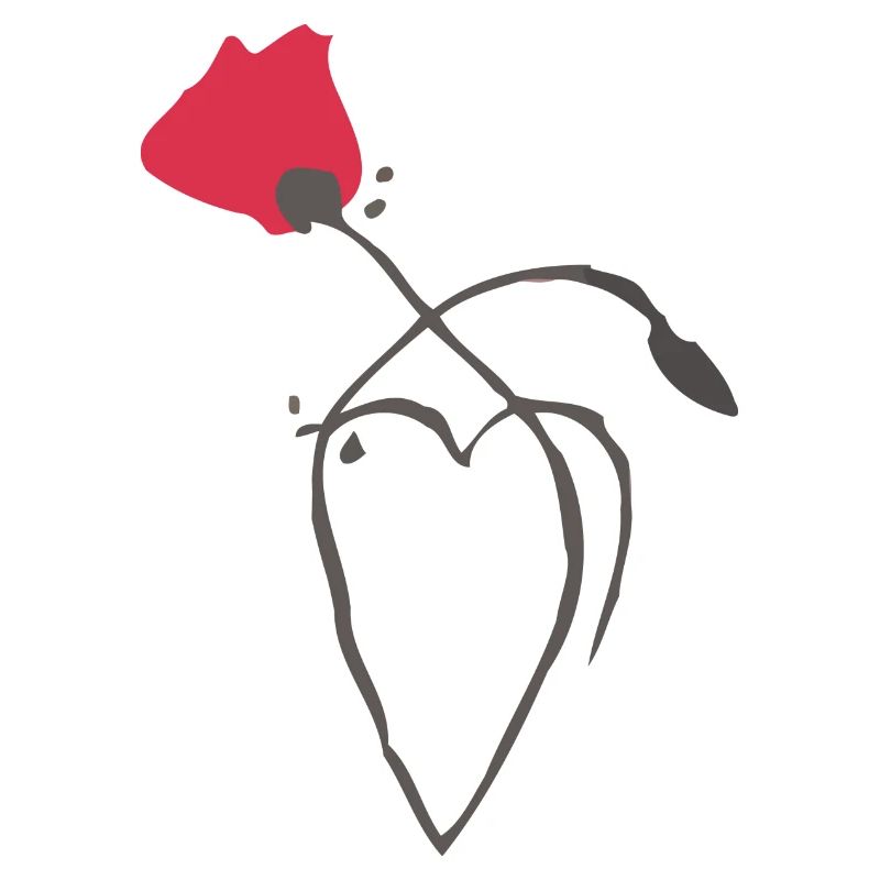 Mohn und Herz