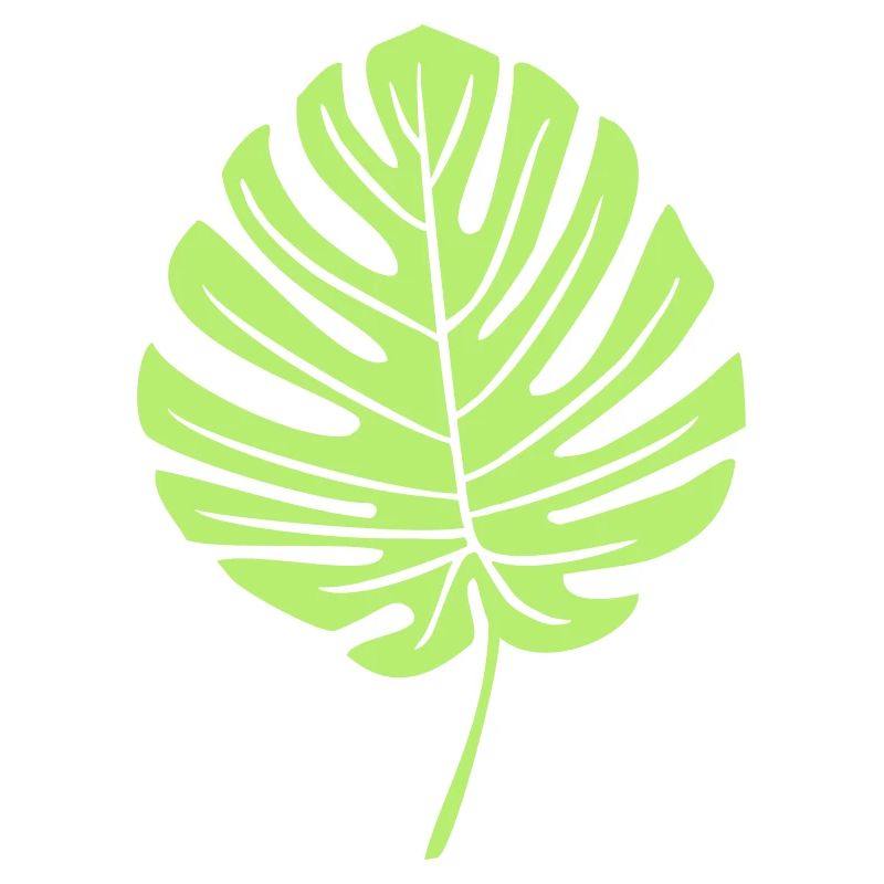 Green Monstera Leaf