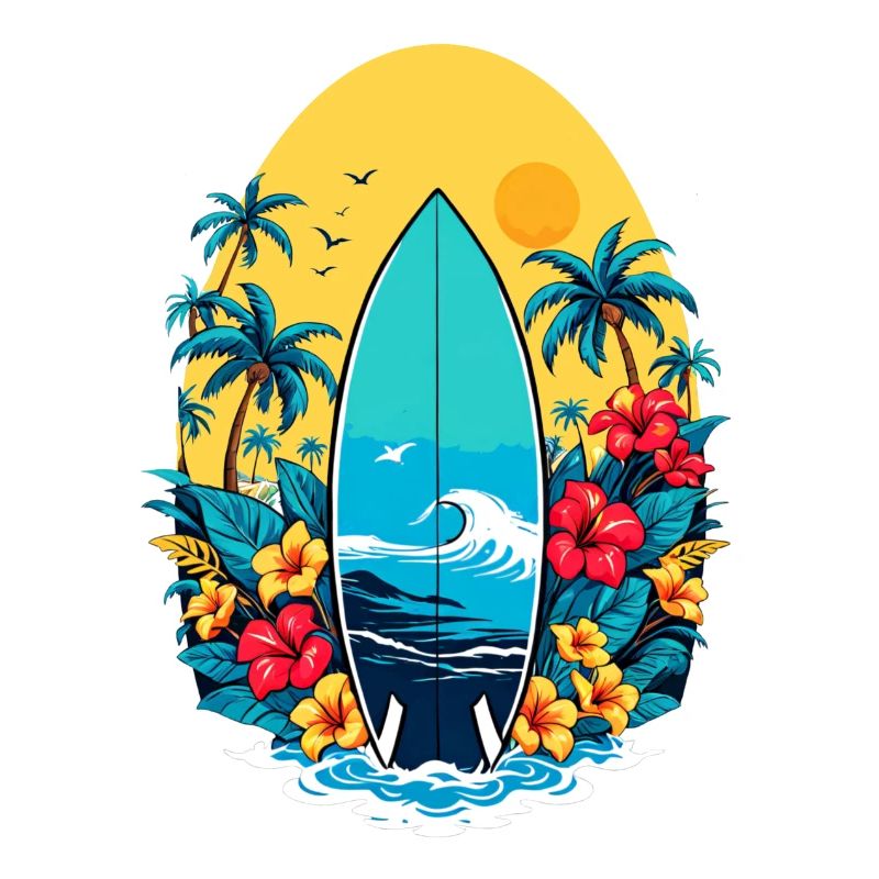 Stylisches Surfbrett