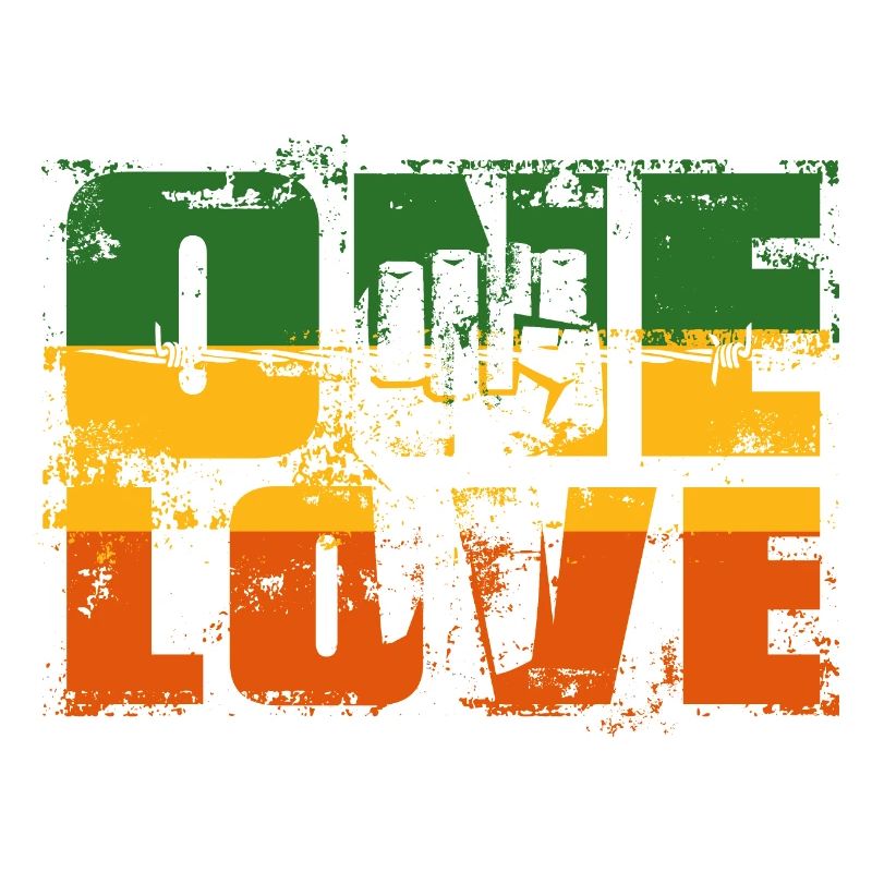 One Love Rastafari Banner
