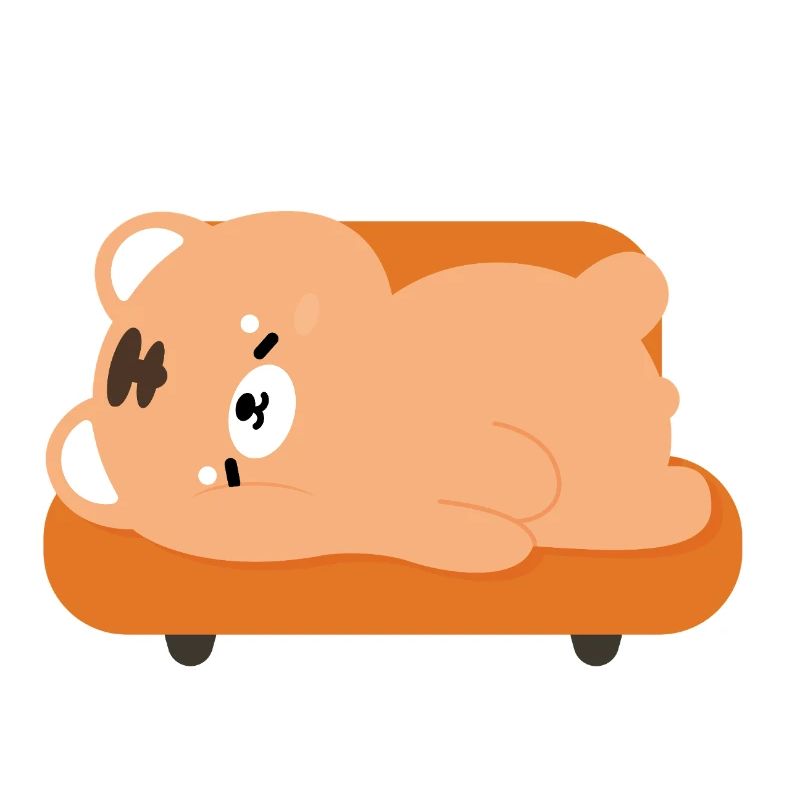 Sleepy Couch Tiger