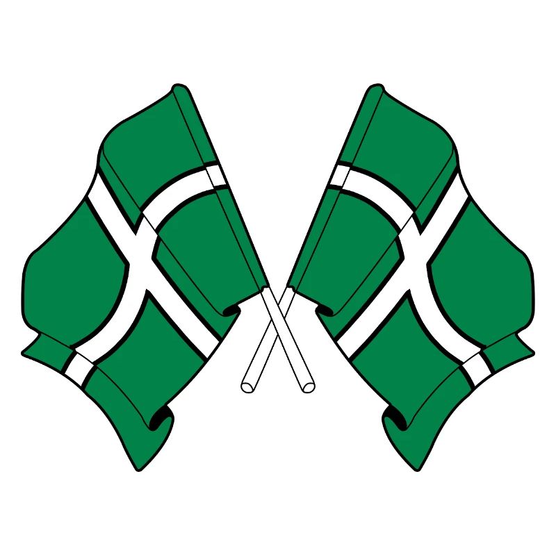 Drapeaux croisés du Devon