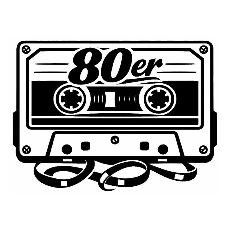 80er Kassette Retro