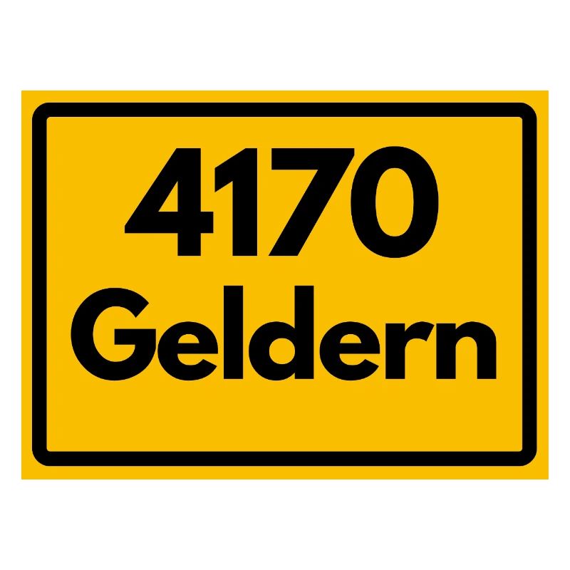 ALTE POSTLEITZAHL PLZ RETRO 4170 GELDERN 