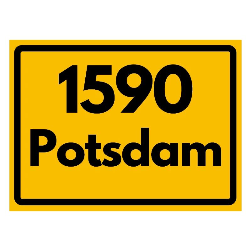 ANCIEN CODE POSTAL RÉTRO 1590 POTSDAM HEIMAT