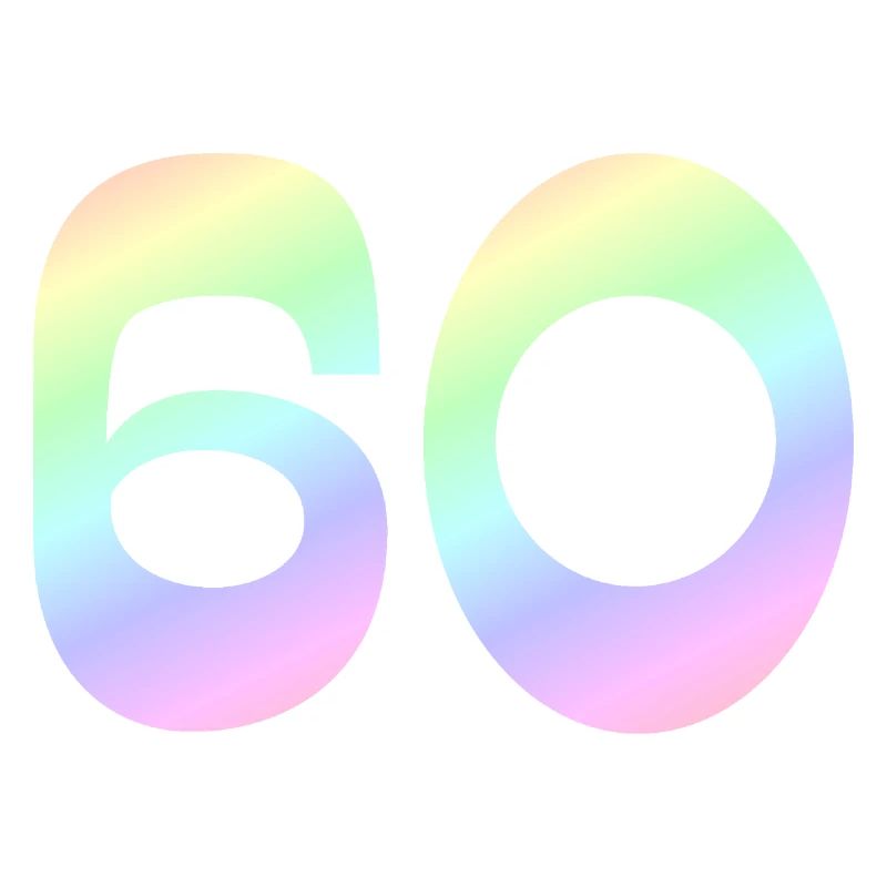geschenkidee, 60 pastellfarbe