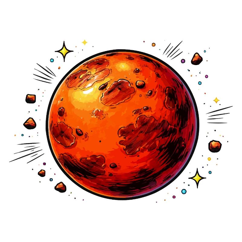 Planète rouge Mars