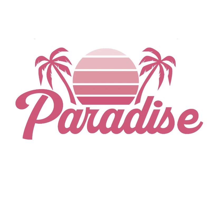 Tropical Sunset Silhouette