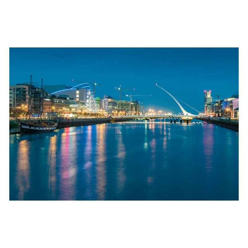 Abenddämmerung in Dublin