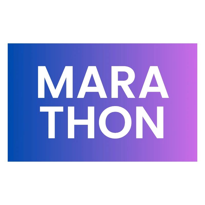 Marathon Gradient Shirt Design