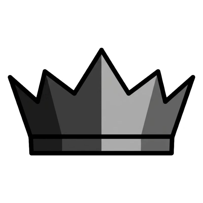 Schwarze Krone King Gaming Logo