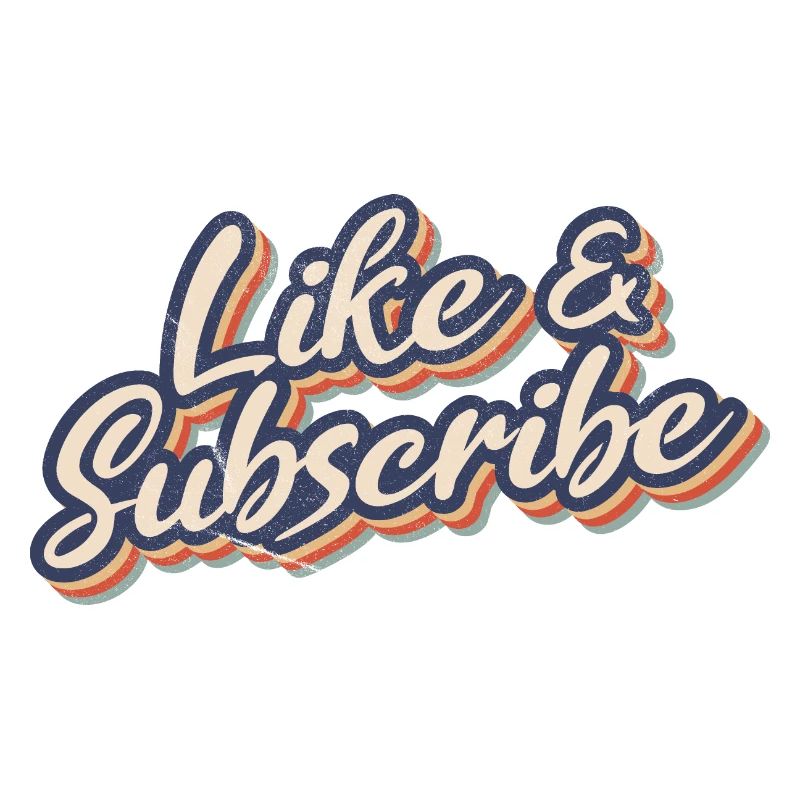 Like & Subscribe 70s Style