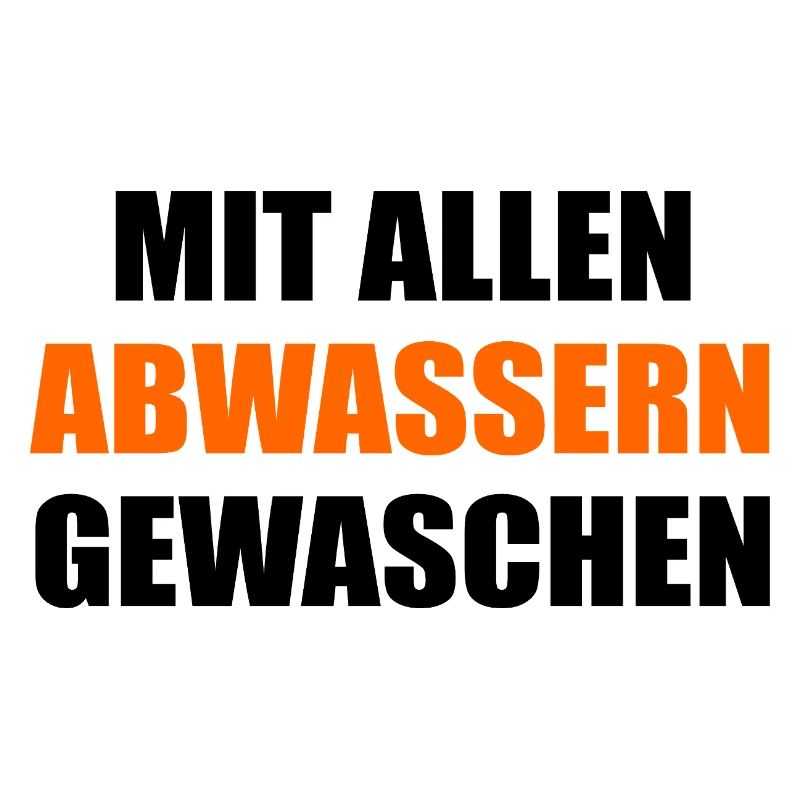 Ironisch Abwasser Wasser