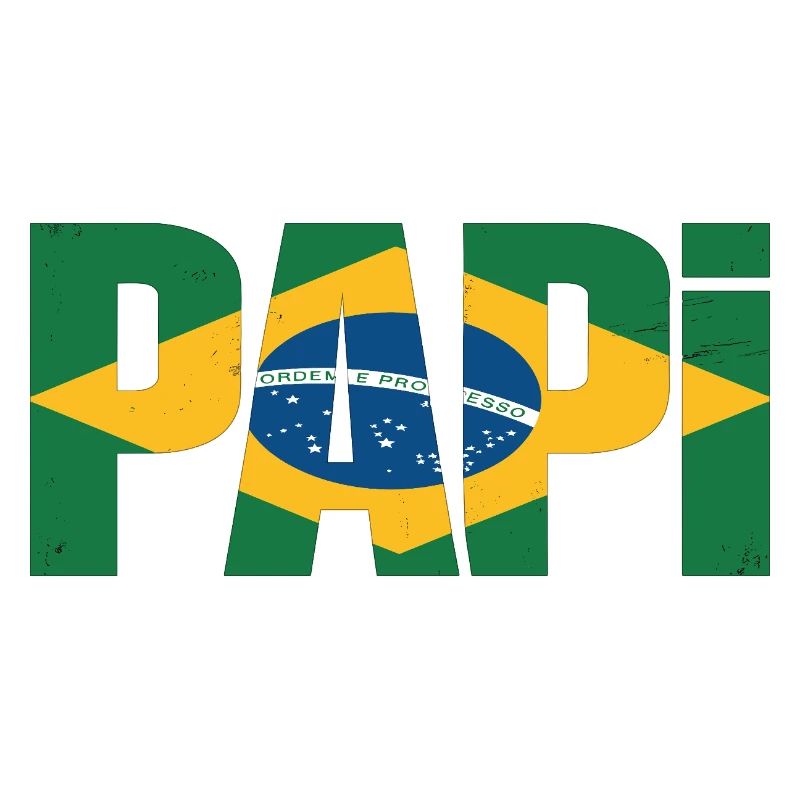 Drapeau Daddy Brésil – Cadeau pour les pères
