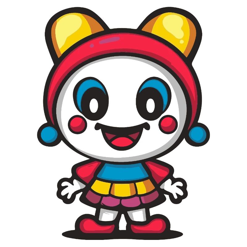 Halloween Clown Niedlich Comic