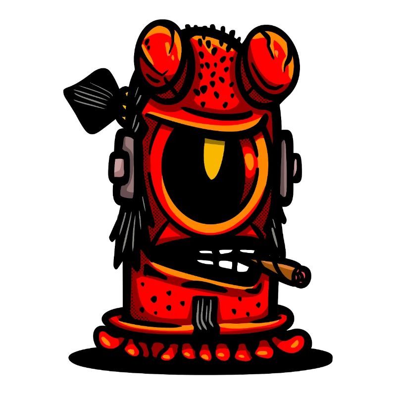 Red Devil Cigar Karikatur