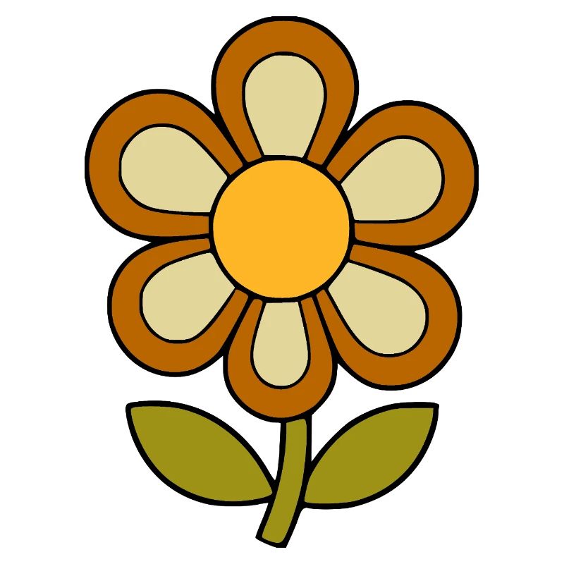 70s flower pattern retro flowerpower