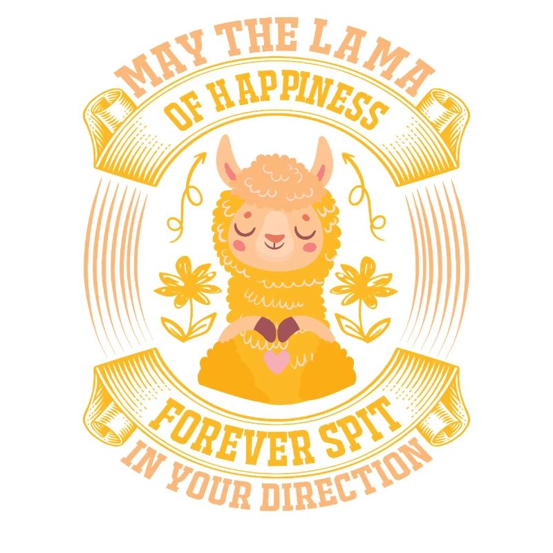 Lama spit happiness