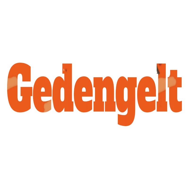gedengelt text in orange Muster 