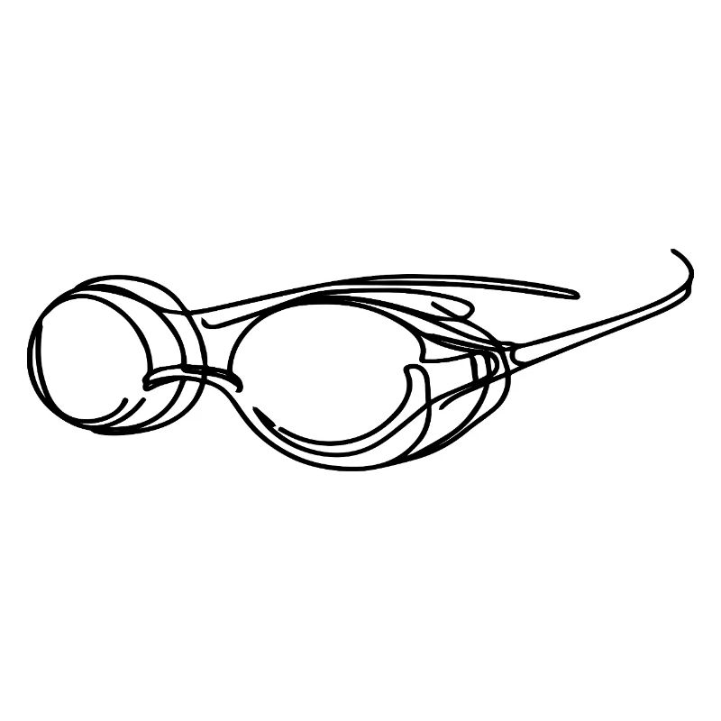 Swimming Goggles Graphic