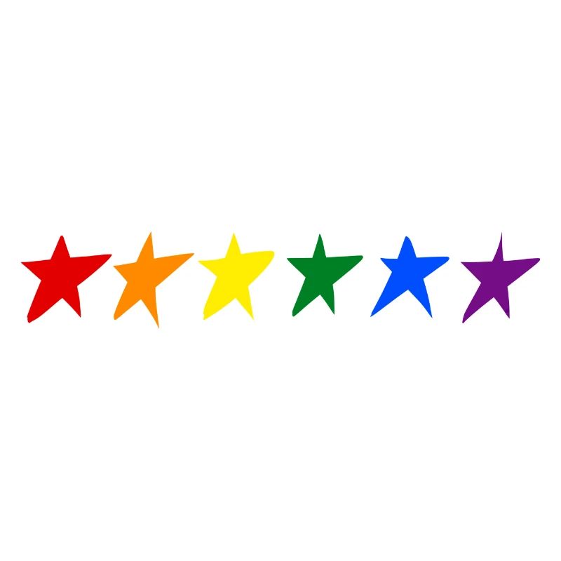 STERNE MIT LGTB-FARBEN