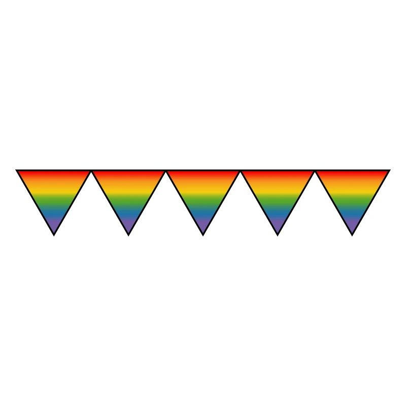 Regenbogen LGBTQIA triangles