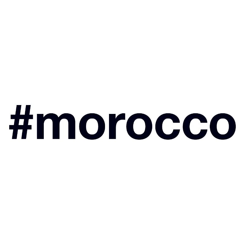 MOROCCO Hashtag Marokko