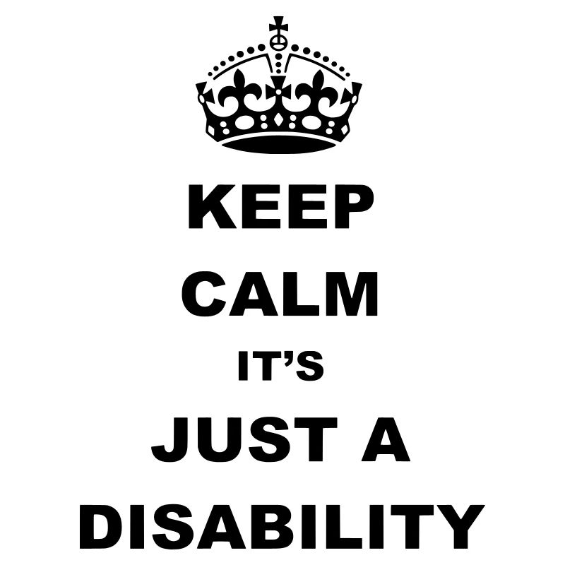 Restez calme, c’est juste un handicap. Humour*