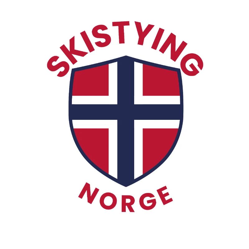 Le bouclier du style ski de Norvège