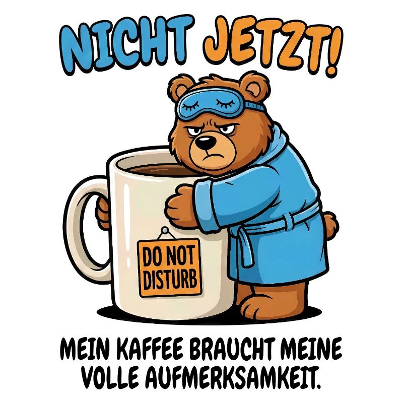 Nicht Jetzt Bär Kaffeezeit