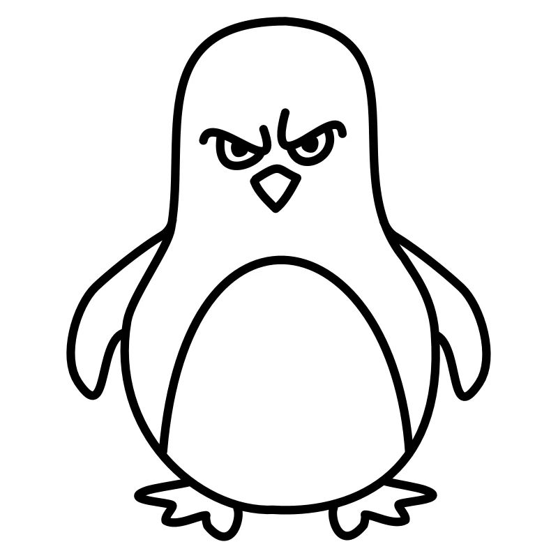 lustiger pinguin