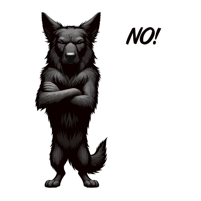 No Black Shepherd Shepherd Owner