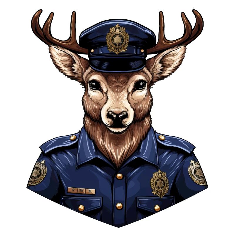 Hirsch Polizei