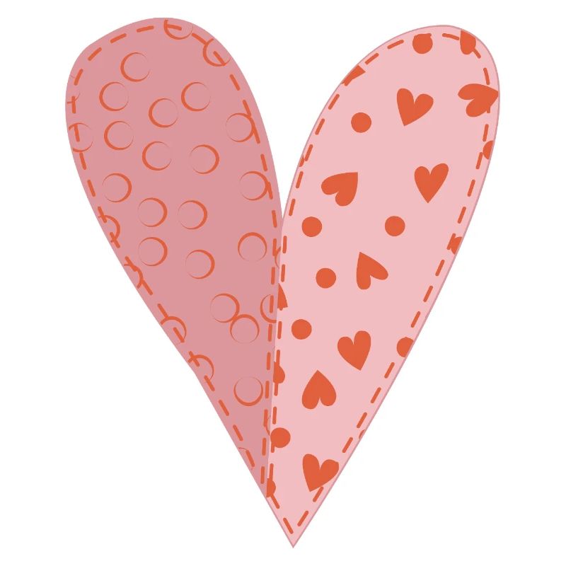 Patchwork Herz Nr. 9