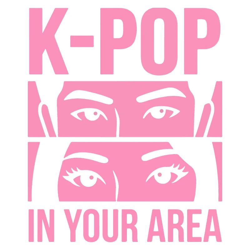 K-Pop Blick Pink in Area