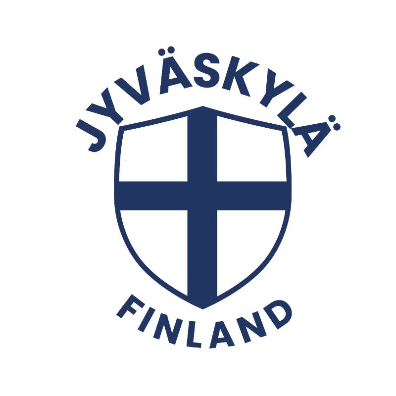 Finnish shield emblem with cross
