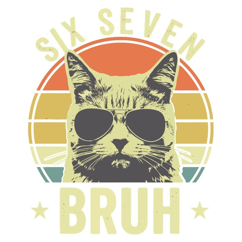 Funny 67 Bruh Cat Meme