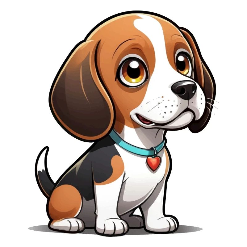 Beagle Heart Pup