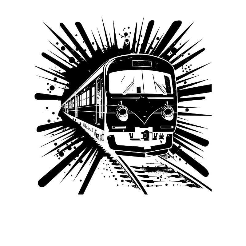 Cartoon Eisenbahn