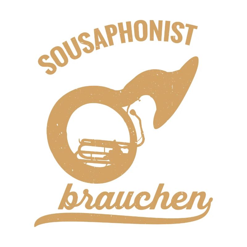 Sousaphonist Held Sousaphon Musiker Blaskapelle