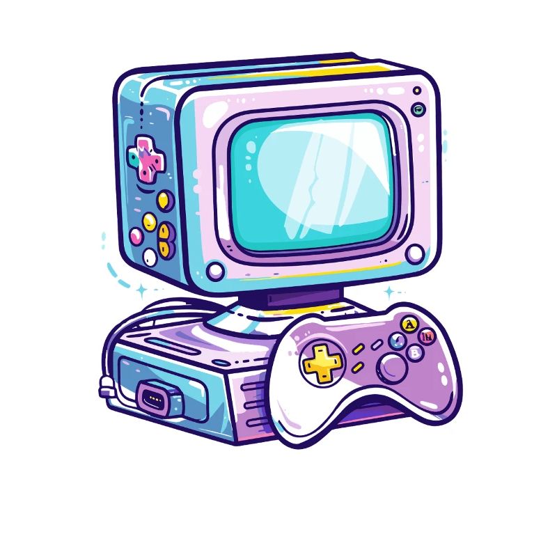 Gaming PC Comic Stil