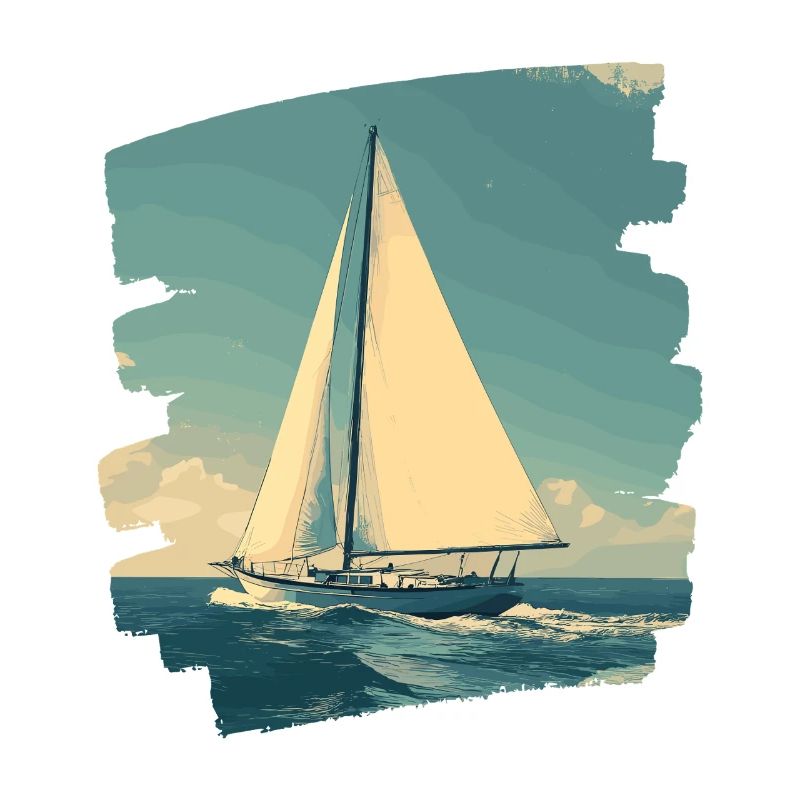 Segelboot Retro
