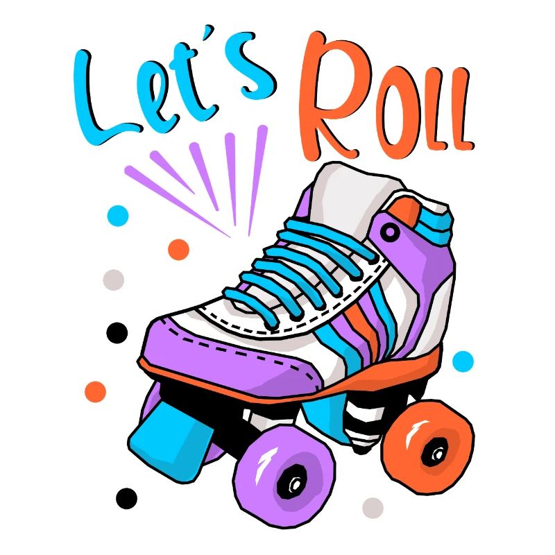 Rollschuh Schlittschuhläufer