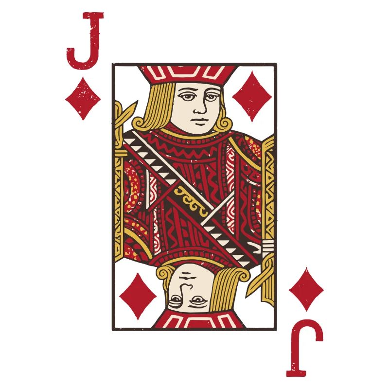 Jack Card Diamonds