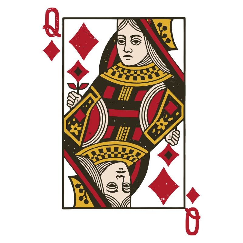 Dame Karo Doppelkopf Romme